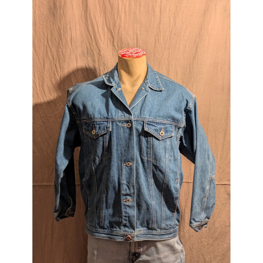 Brittania Denim Jacket Mens XL Blue Excellent Vintage Trucker 90s Streetwear